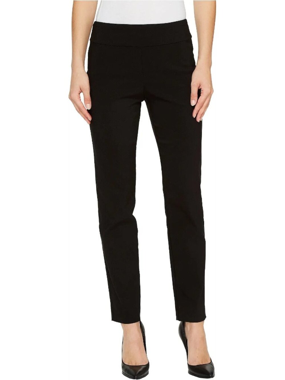 Krazy Larry black pull on ankle pants